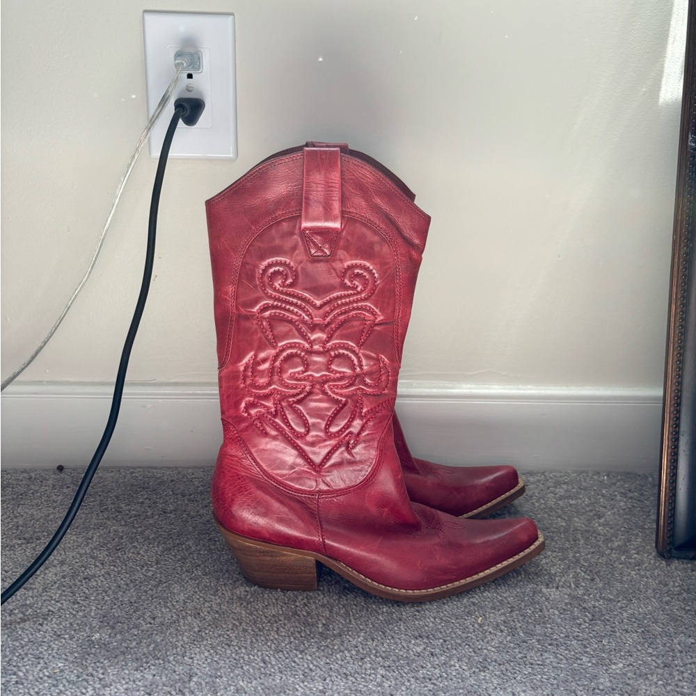 Red Heeled Boots